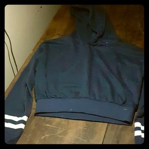 Crop top hoodie.